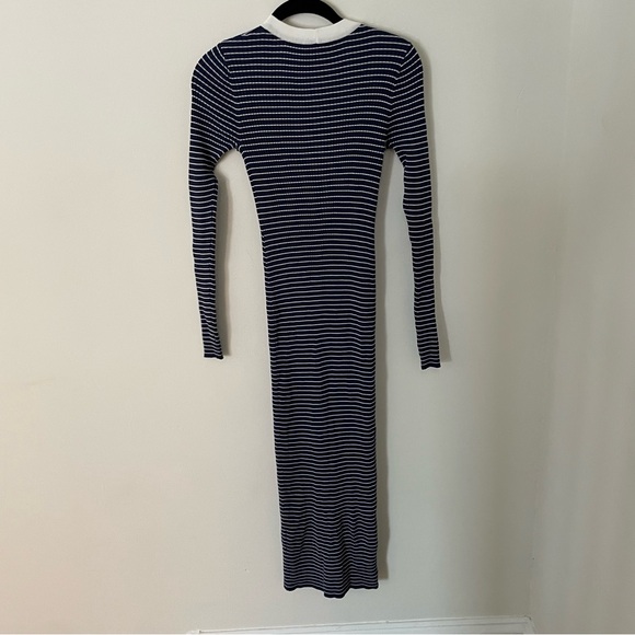 NWOT STAUD Shoko Striped Ribbed Sweater Dress small - Picture 7 of 7